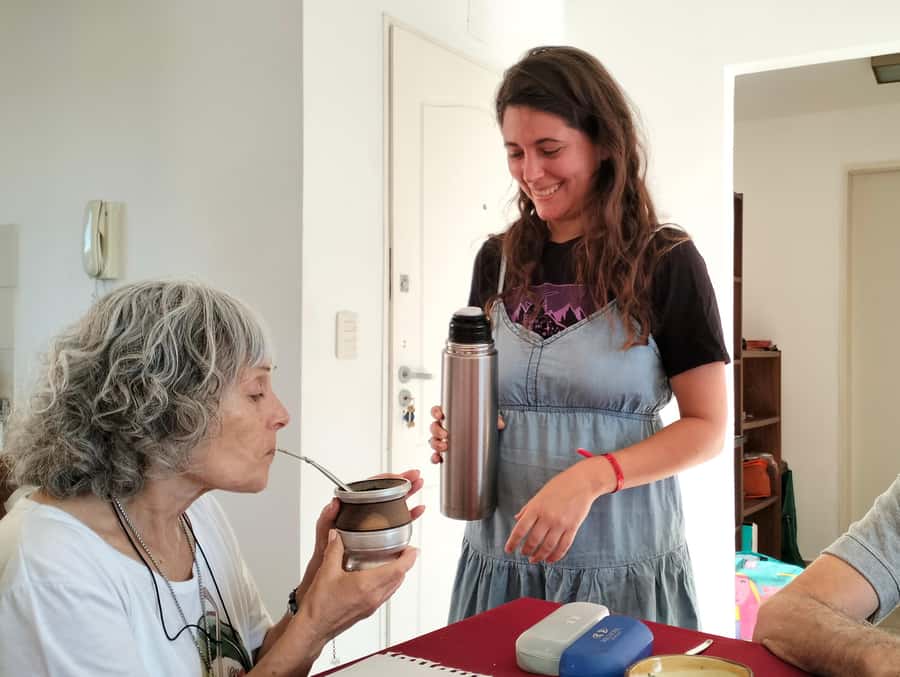 Buenos Aires: Mate & paint experience with pastry tasting - Meeting at Bonnie and Clyde Bar, then walking to the atelier