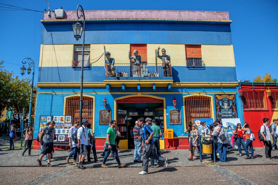 Classic City Tour of Buenos Aires: Neighborhoods and Emblems - La Boca and Caminito: Color, Street Life, and Quick Time for Photos